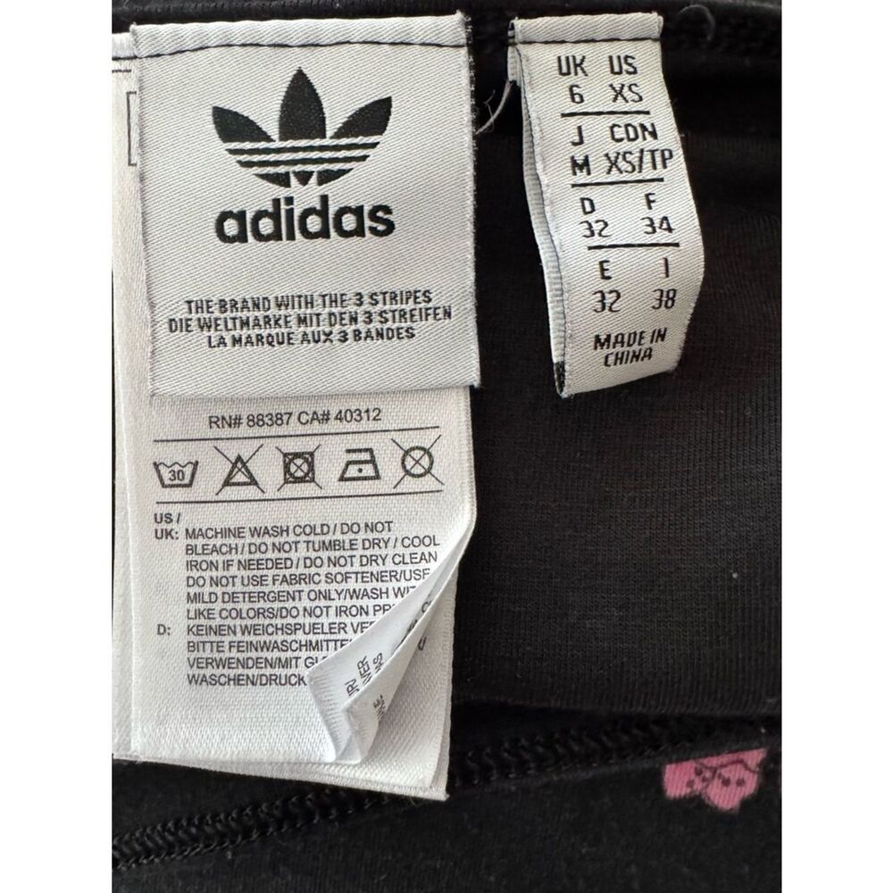 Adidas Originals The Poisonous Garden Reversible Off-the-Shoulder Dress XS - Picture 8 of 8